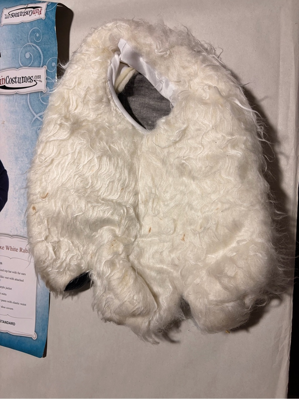 Deluxe White Rabbit Costume - Picture 9 of 14